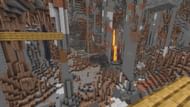 Dripstone cave with mineshaft (Image via Mojang)